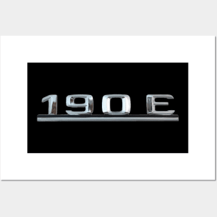 Mercedes Benz 190E Emblem W201 Posters and Art